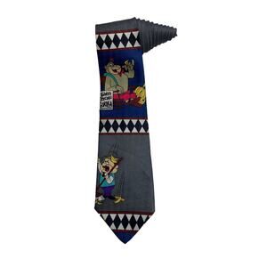 Novel Ties Hannah Barbera Manilla Gorilla Cartoon Novelty Necktie Vintage